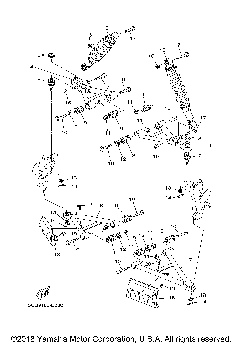 FRONT SUSPENSION WHEEL