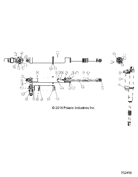SUSPENSION, REAR SHOCK - Z19VDL92AG/BG (702458)