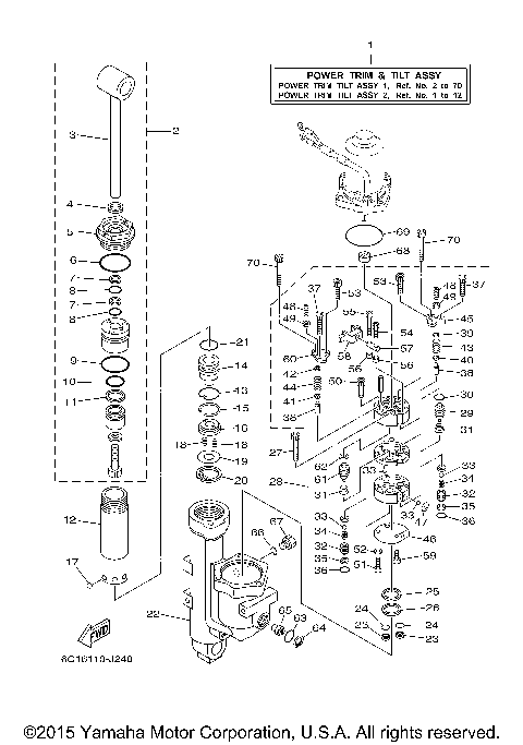 POWER TRIM TILT ASSY 1