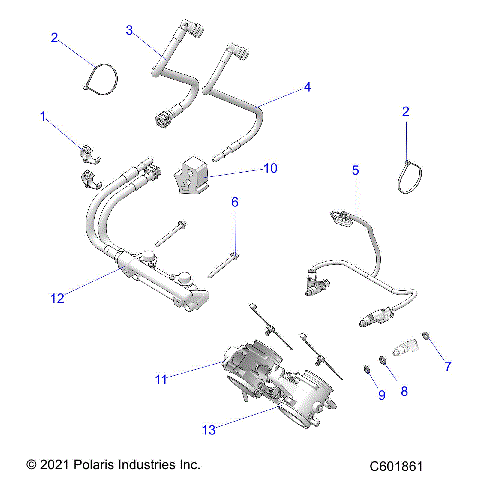 FUEL SYSTEM, RAIL, LINES and THROTTLE BODY - S22TDL6KSA (C601861)