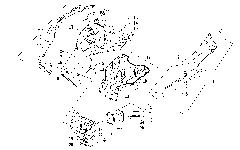 HOOD AND AIR INTAKE ASSEMBLY [98123]