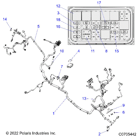 ELECTRICAL, WIRE HARNESSES - R23RRE99DX (C0705442)