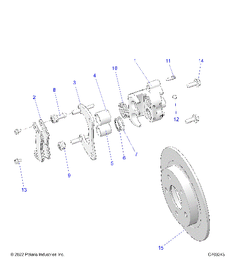 BRAKES, CALIPER, REAR [FROM 1/9/2023] - Z23RGD2KAJ/AK/BJ/BK (C703243)