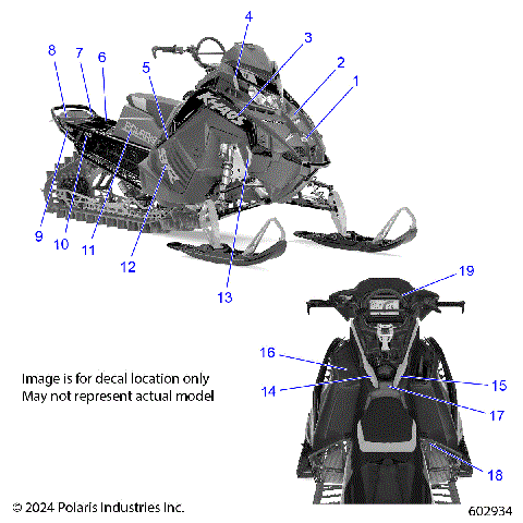 BODY, DECAL, GHOST WHITE SIDE PANEL - S25TLG9BS/9BE (602934)