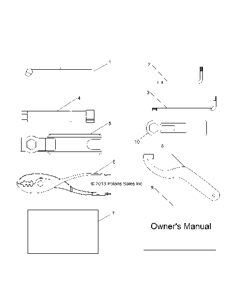 REFERENCES, TOOL KIT and OWNERS MANUAL - Z16VHA57A2/EAK/AS (49RGRTOOL14RZR570)