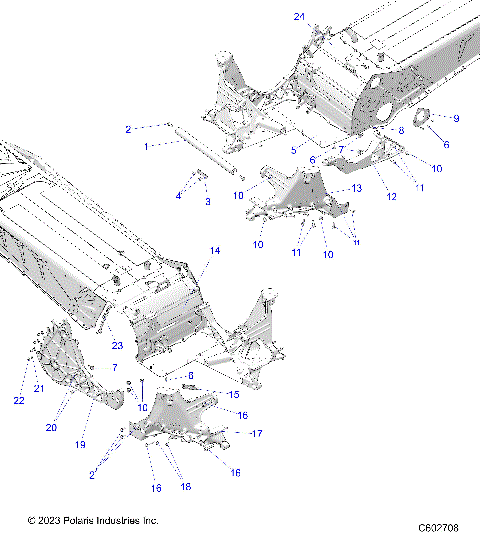 CHASSIS, BULKHEAD ASM. - S24TFM8MS (C602708)