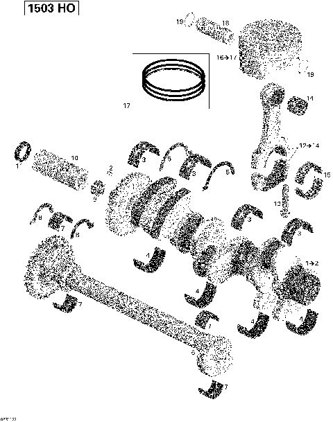 01- Crankshaft, Pistons And Balance Shaft