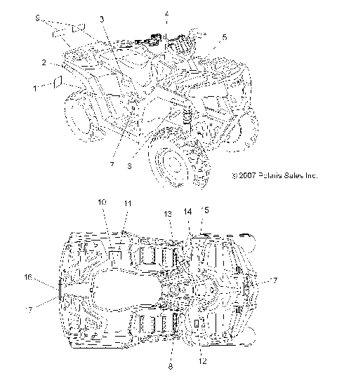 BODY, DECALS - A08LH27AW/AX/AZ (49ATVDECAL08SP300)