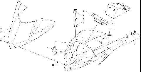 WINDSHIELD AND INSTRUMENTS ASSEMBLIES [108594]