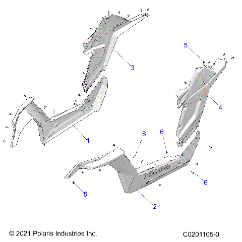 BODY, ROCKERS - Z25HCA18A4/A7/B4/B7 (C0201105-3)