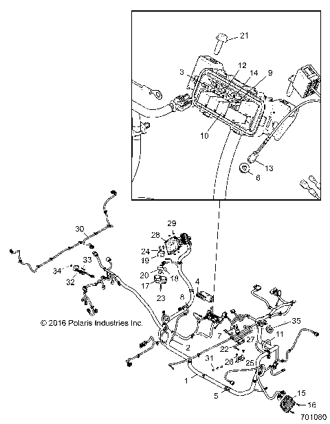ELECTRICAL, WIRE HARNESS - R17RGE99A7/A9/AW/AM (701080)