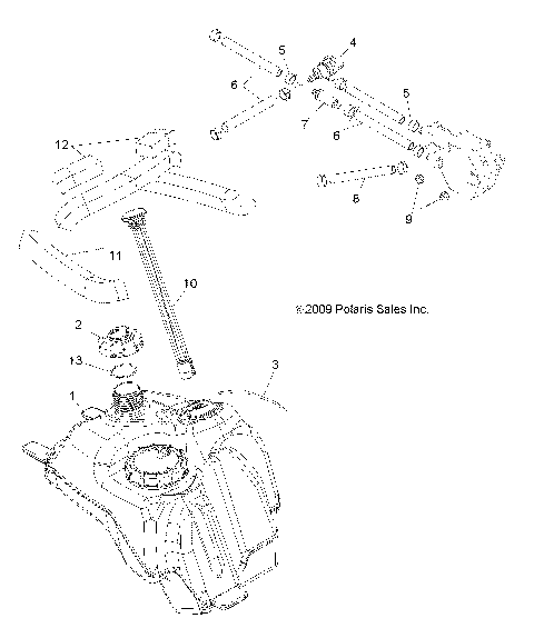 BODY, FUEL SYSTEM - A10EA32AA (49ATVFUEL10TBLZR)