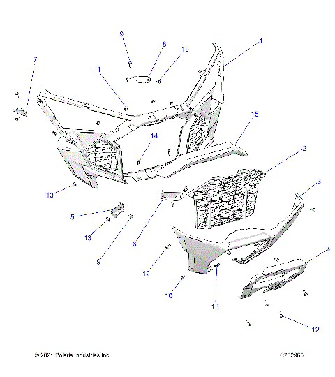 BODY, FRONT BUMPER - Z23GAE92A/92B (C702965)