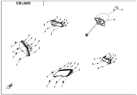 LIGHTS (WITHOUT TURN LIGHT)