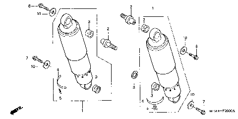 REAR SHOCK ABSORBER