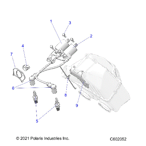ELECTRICAL, IGNITION COIL/SPARK PLUGS - S24TLC8MS/8ME (C602052)