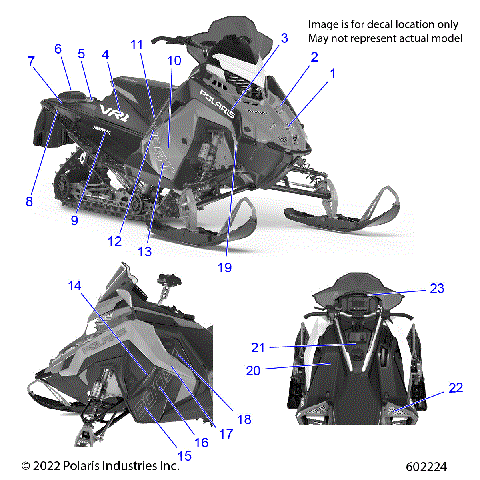 BODY, DECAL, BLACK SIDE PANEL W/FLAT BLACK ACCENT - S23TDV8MS/8ME (602224)
