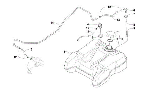 AUXILIARY GAS TANK ASSEMBLY