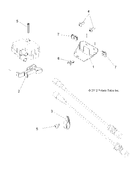 ELECTRICAL, IGNITION COIL MOUNTING - A13GH8EFK (49ATVIGNITION13850SCRAM)