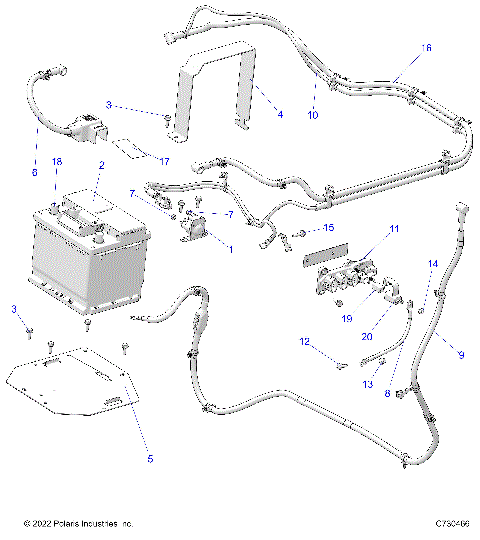 ELECTRICAL, BATTERY - R23M4A57B1/EB4/B9 (C730466)