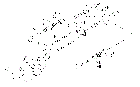 CAMSHAFT AND VALVE ASSEMBLY [92356]