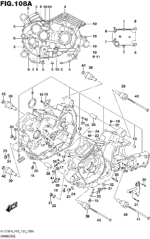 CRANKCASE (VL1500BL9 E03)