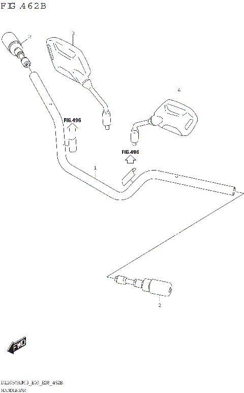 HANDLEBAR (DL1050RR)