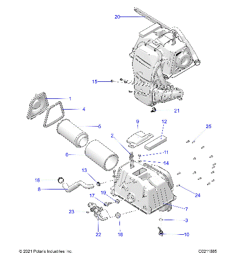ENGINE, AIR INTAKE - A26SYE85AL (C0211585)