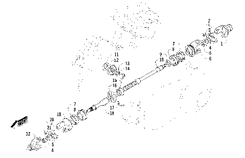 SECONDARY DRIVE ASSEMBLY [84549]