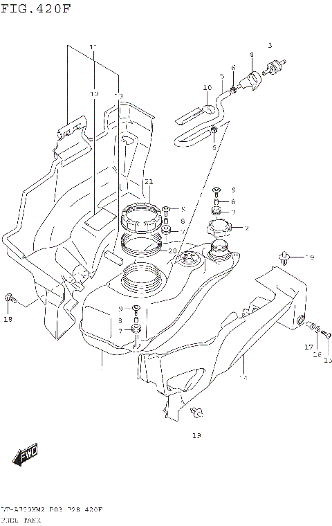 FUEL TANK (LT-A750XPM2 P33)