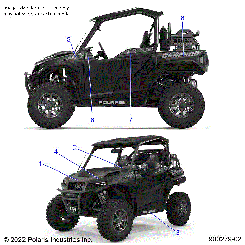 BODY, DECALS - G22GXH99AL/BL (900279-02)