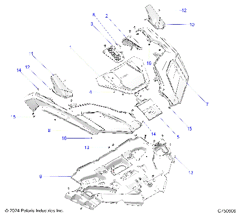 BODY, FRONT FENDERS & HOOD - Z25RPP2KAE/BE (C750606)