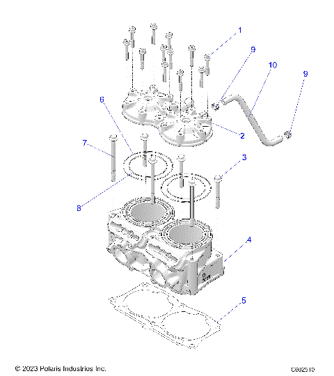ENGINE, CYLINDER, CYL. HEAD - S24TKP6RS (C602510)