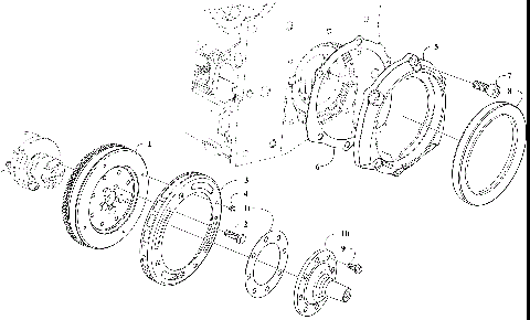 FLY WHEEL/FLYWHEEL SIDE SUPPORT [303087]