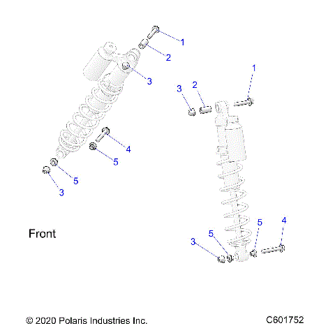 SUSPENSION, IFS SHOCKS MNTG. - S24FJE9FS/9FE (C601752)