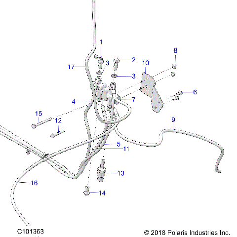 BRAKES, VALVE SYSTEM - A18SEA57F1/SEE57F1/7 (C101363)