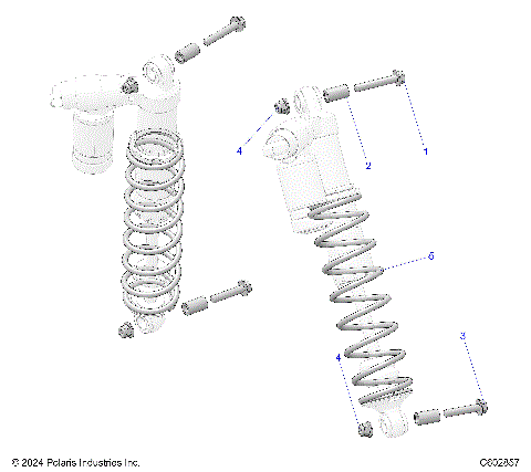 SUSPENSION, SHOCK MOUNTING, IFS - S26TDZ8RS (C602857)