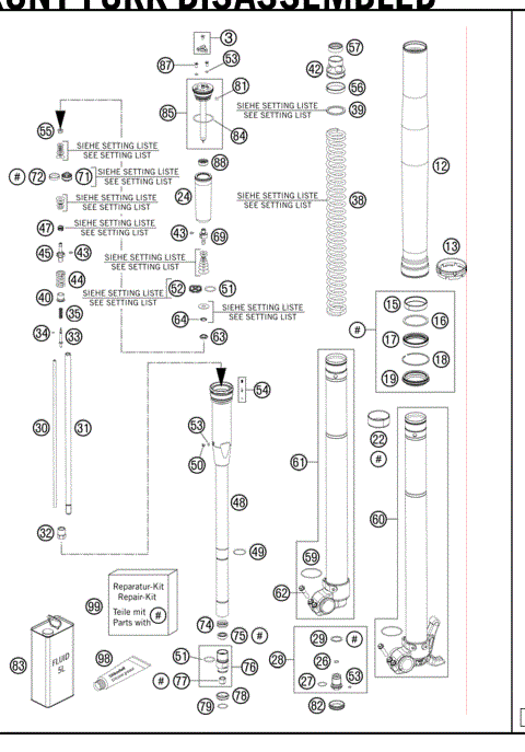 FRONT FORKDISASSEMBLED  Page 4