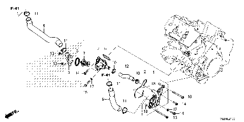 THERMOSTAT@WATER HOSE
