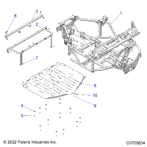 CHASSIS, MAIN FRAME - R25TAE99FM/TAS99CM/EM/GM (C0705834)