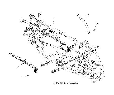 CHASSIS, MAIN FRAME - A09ZX85FS/CFS (49ATVFRAME09SPXP550)