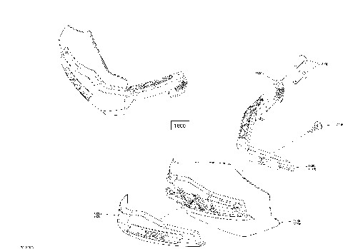 09- Body - Hood Section - Hand Protector - Deep Black