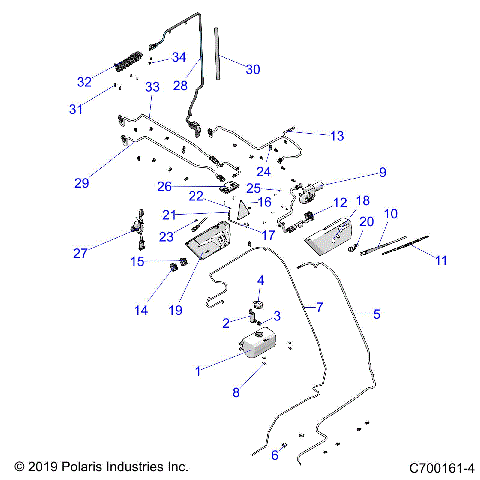 BODY, ROOF, WATER BOTTLE, WIPER AND HARNESSES - R20RSY99A9/AA/AP/AX/B9/BA/BP/BX (C700161-4)