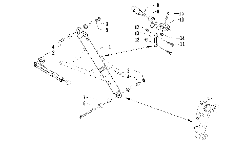 SHOCK ABSORBER AND SWAY BAR ASSEMBLY [88301]