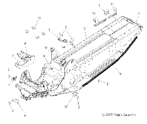 CHASSIS, ASM. - S13PB5BSA/BSL (49SNOWCHASSIS12550SHIFT)