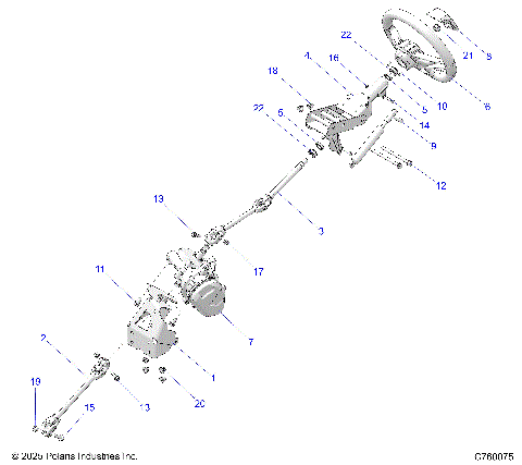 STEERING, STEERING ASM. - Z26NMX99A4/A6 (C760075)