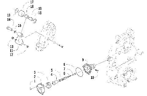 DROPCASE CHAIN TENSION ASSEMBLY [78875]