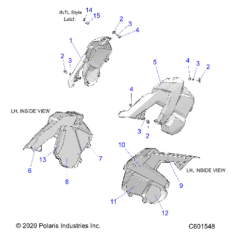 BODY, SIDE PANELS - S21ELS8RS/8RE ALL OPTIONS (C601548)