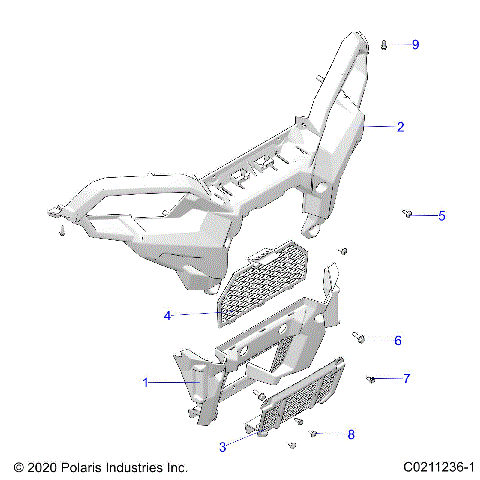 BODY, FRONT BUMPER - A25SEA57F1/C1/C2/E1/E2 (C0211236-1)
