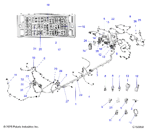 ELECTRICAL, WIRE HARNESS, CHASSIS - Z26RPK2KAR/BR/AV/BV/AC/BC/AJ/BJ (C750959)